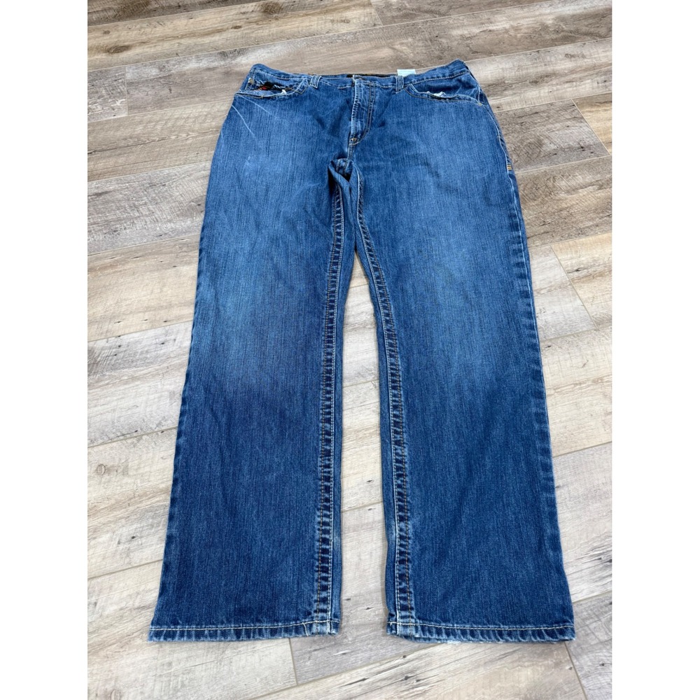 Ariat Work FR M3 Loose Fit Jeans Mens 38x32 Blue Flame Resistant Denim 1005037